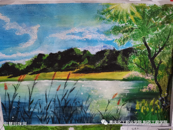 10张绿色家园环保主题绘画bob电竞_儿童绘画作品